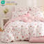 Ensemble d'édredon pour filles avec fraises et joli ensemble de literie avec cœurs de fraises roses, édredon léger et respirant avec taies d'oreiller-118658988