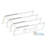 NUWATT 4 Pack 1x4 LED Drop Ceiling Flat Panel Troffer Light, Wattage & Color Selectable 40W/30W/20W, CCT 3000K/3500K/4000K/5000K/6500K, 4400LM, 0-10V Dimmable Backlit Fixture, 120V-277V, ETL Listed-108062404-108062406