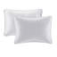 Couvre-lit réversible blanc grand - Rembourrage en coton prélavé à motif captivant pour un repos sonore et 2 taies décoratives pour une nuit de détente incluse