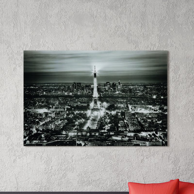 « paris night », reproduction de photo sur verre
