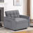 High quality multifunctional sofa futon with adjustable backrests-352053419