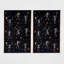 Skeletons Halloween Hand Towels 2pc Set
