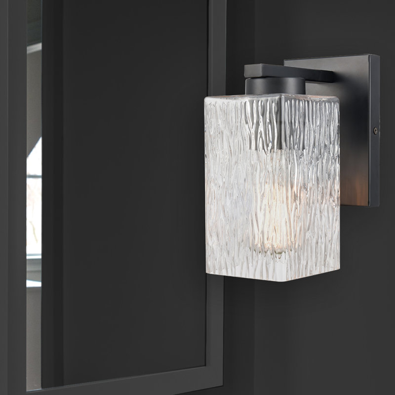 Éclairage de coiffeuse à intensité variable Baring, Noir mat, Incandescent