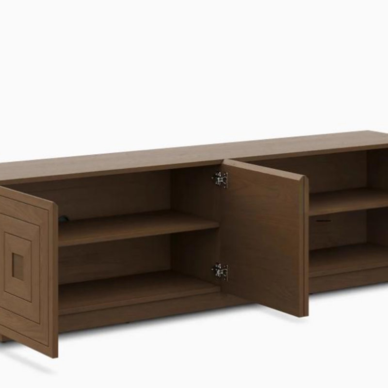 Meuble télé minimaliste, H 21,65 po x L 70,86 po x l 15,74 po