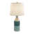 Beige / bleu sarcelle