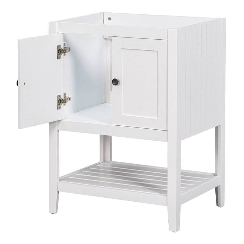 Meuble-lavabo simple 23,71 po Bearick, Blanc