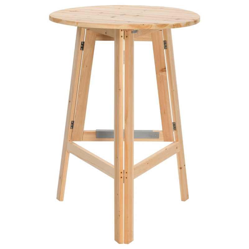 Table de bar pliable en bois