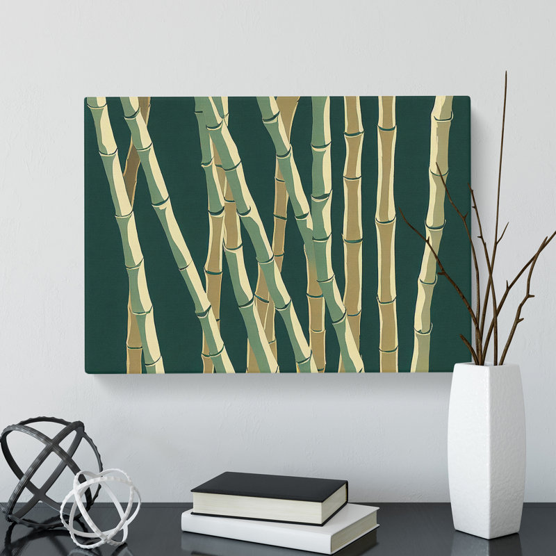 Exotic Bamboo Forest - Wrapped Canvas, 50cm H x 76cm W x 3cm D