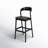 Kayla Upholstered Counter Stool with Solid Wood Frame-585518996-585518993