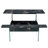 43.3-inch coffee table with height-adjustment function (with storage space) combines rustic style with tempered glass, space-saving design, multiple color options, suitable for living room and office, Natural Wood-244414335