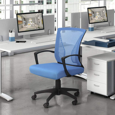 Chaise de bureau nervurée
