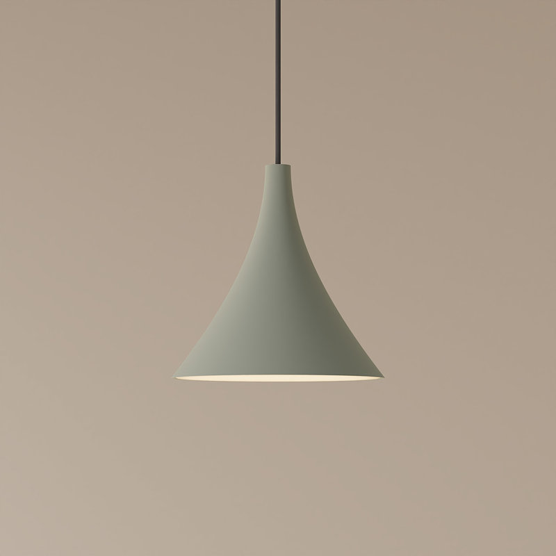 Gota Pendant Light, Meadow, Black, 20" H x 9.84" W x 9.84" D