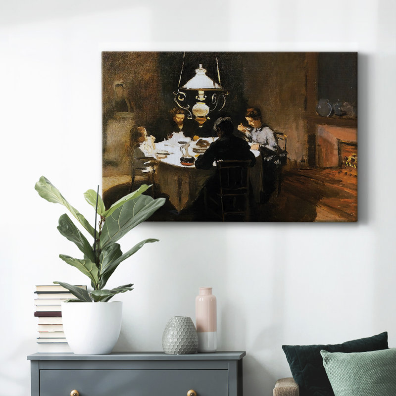 The Dinner, 1868-Gallery Wrapped Canvas, H 40 po x l 60 po