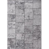 Rapture Patchwork Area Rug in Gray