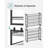 Shoe Rack, 8-Tier Shoe Organizer, Metal Rack For Garage, Set Of 2, 4-Tier Stackable Shelf, With Adjustable Flat Or Angled Shelves, 32-40 Pairs, Ink Black-124432887