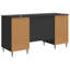  Desk With Shelf With Storage With Door Engineered Wood Modern Set-1742751031