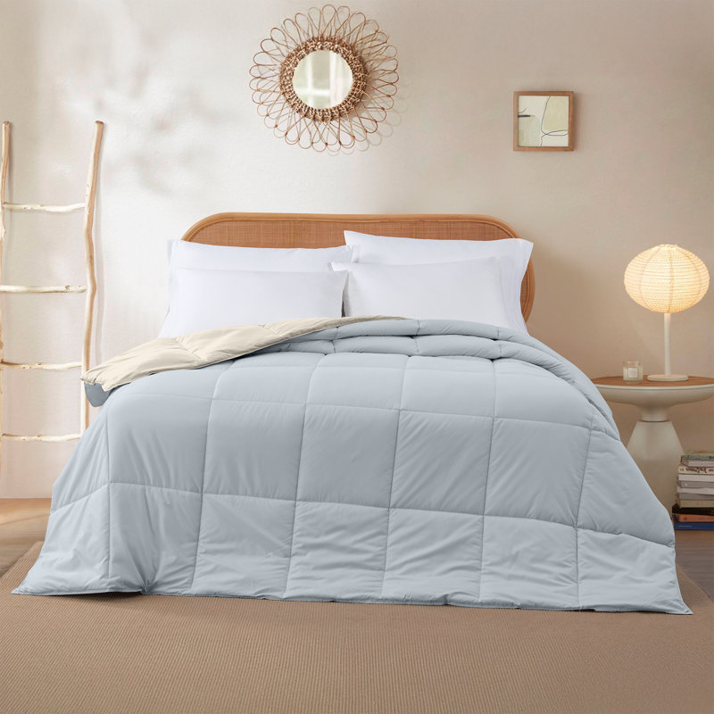 Modern Threads Comforter Duvet Insert, Reversible Quilted Down Alternative Comforter with Corner Tabs, All Season Bedding