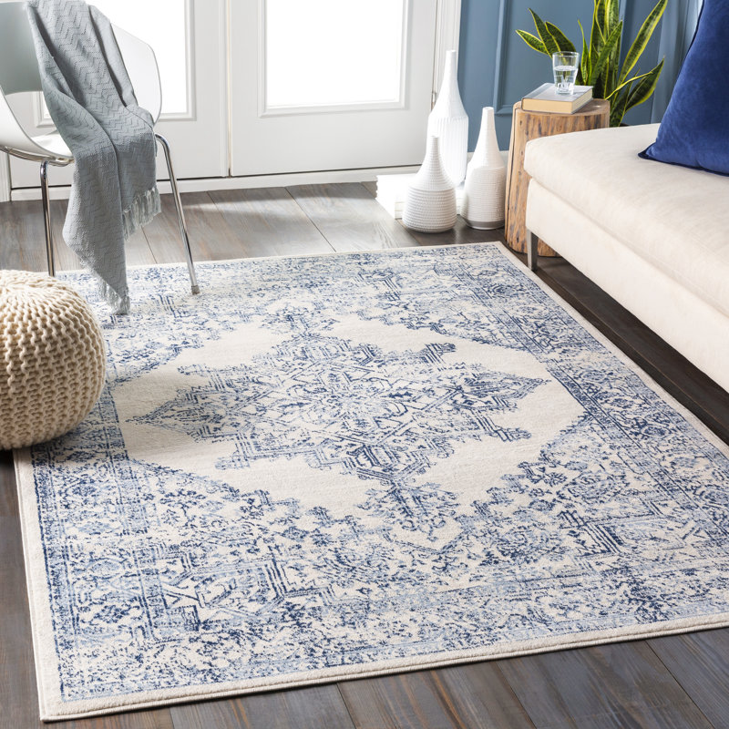 Shyann Floral Indoor Rug, Rectangle 7'10" x 10'