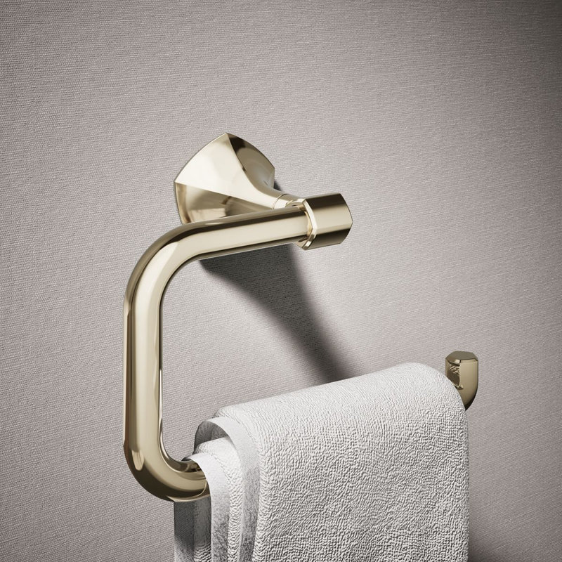 Occasion Towel Ring, Vibrant French Gold