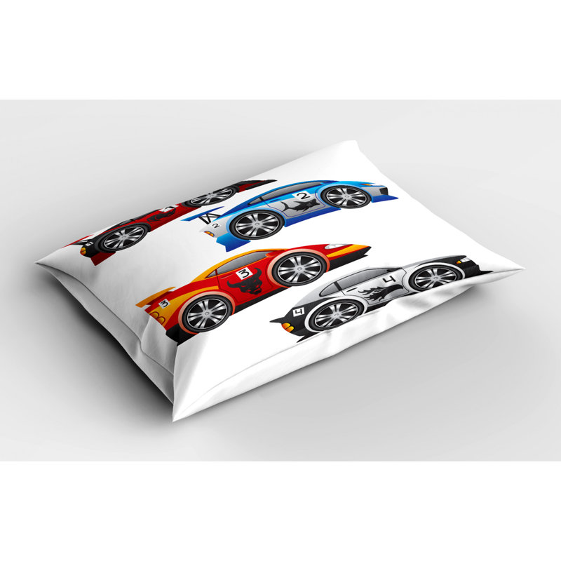 Cars Polyester Sham Set, Twin