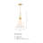 Rockleigh 60 Watt 1-Light Down Pendant Light with Etched Opal Glass Shade-1012800981-1012800983