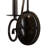 Estrella Steel Candle Wall Light