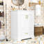 Meuble-lavabo moderne 24 po avec lavabo, portes à fermeture en douceur-925872465