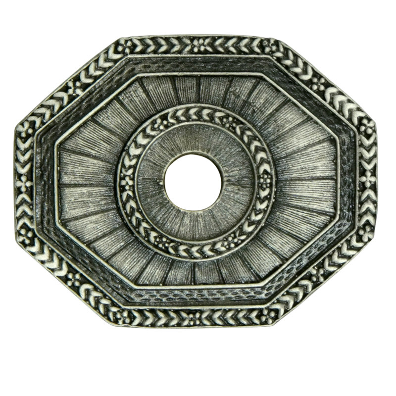 Americana laurel leaf escutcheon in finish Satin, Satin