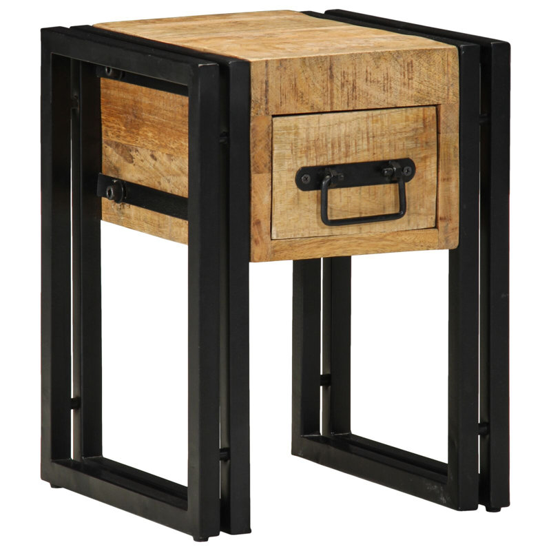 Solid Wood End Table