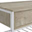Armoire de rangement de bar à 2 tiroirs avec support à vin