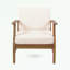 Ensemble de 2 chaises longues de patio avec pieds robustes et coussin moelleux-1161672122-1161672120