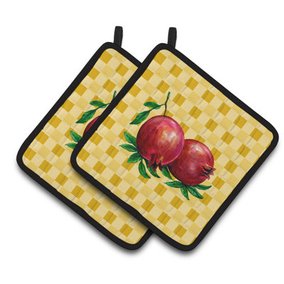 Cuisinier poignée caroline de la trésors de pomegranates sur basketweave