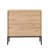 Set Of 2 Rolland A Console Table Side Table With Rattan Door