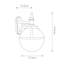 Viane Black Outdoor Wall Lantern