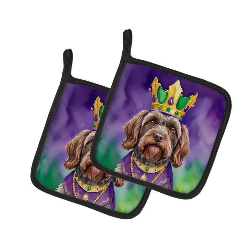 Paire de poignées à poil dur King of Mardi Gras