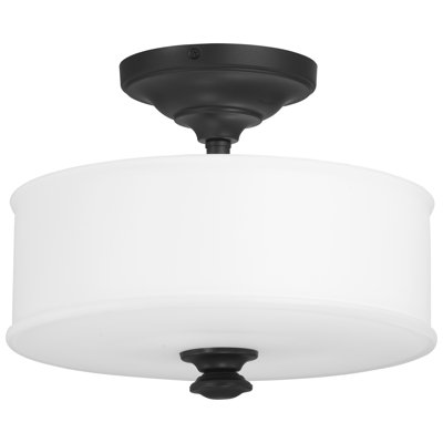Kaesen Glass Semi Flush Mount