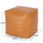 Candy Contemporary Faux Leather Suqare Pouf-273018477