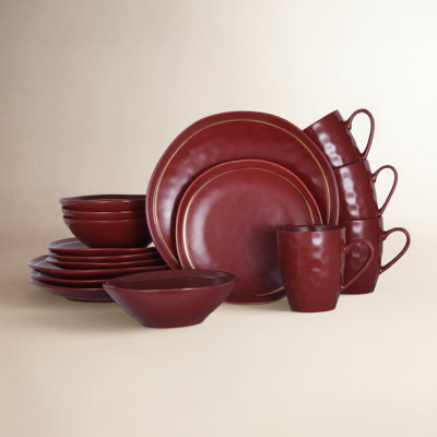 Ceramic Dinnerware Set - Service for 4