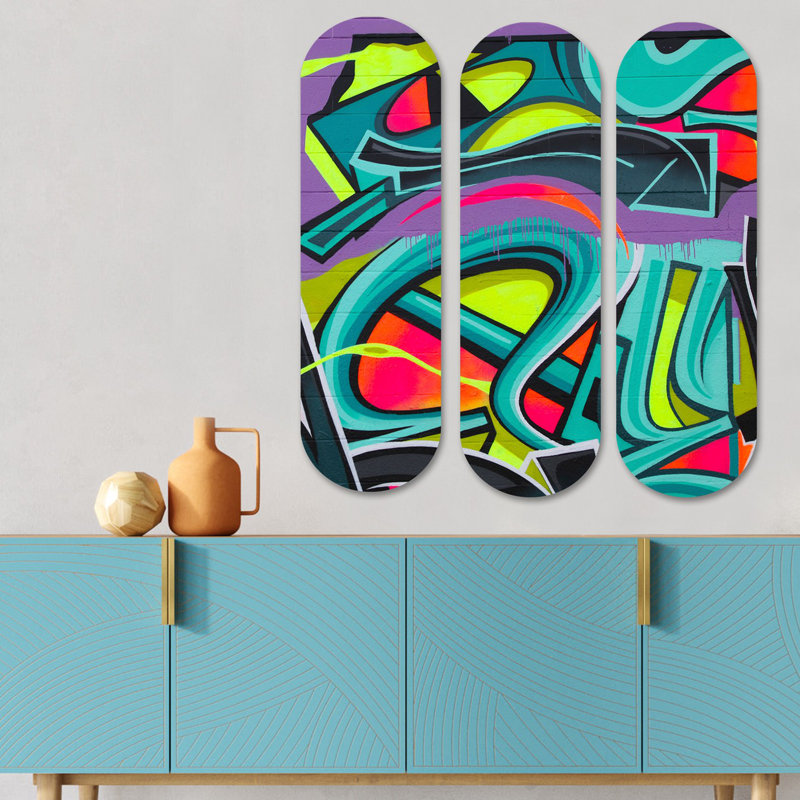 Superbe ensemble de peinture décorative en panneau de fibres à densité moyenne (3 pièces), imprimé UV, 27,6 x 27,6 pouces au total | 100% panneau de fibres à densité moyenne, épaisseur: 0,3 pouce | Parfait pour le salon, la chambre à coucher ou le bureau | Art mural accrocheur