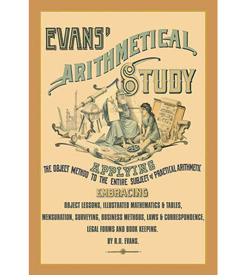 Evans Arithmetical Study by RO Evans Framed Vintage Advertisement