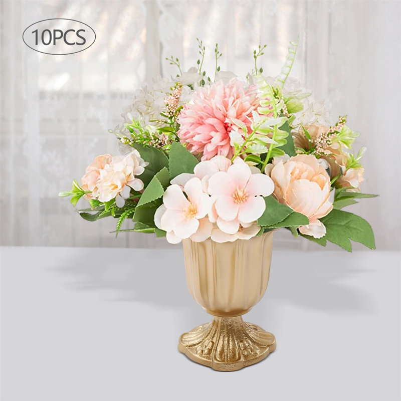 Iron Table Vase, Gold
