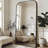 Arched Metal Oversized Full-Length Mirror-1404566470-1404566464