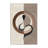 Soft Plush Hewson Ouroboros Snake Symbol Modern Area Rug in Beige – Beige Binding-1113311625
