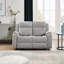 Orka 2+3 Seater Fabric Manual Recliner Living Room Sets Set Blue-509109057