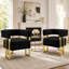Accent Armchair With Metal Frame(Set Of 2)-719785020
