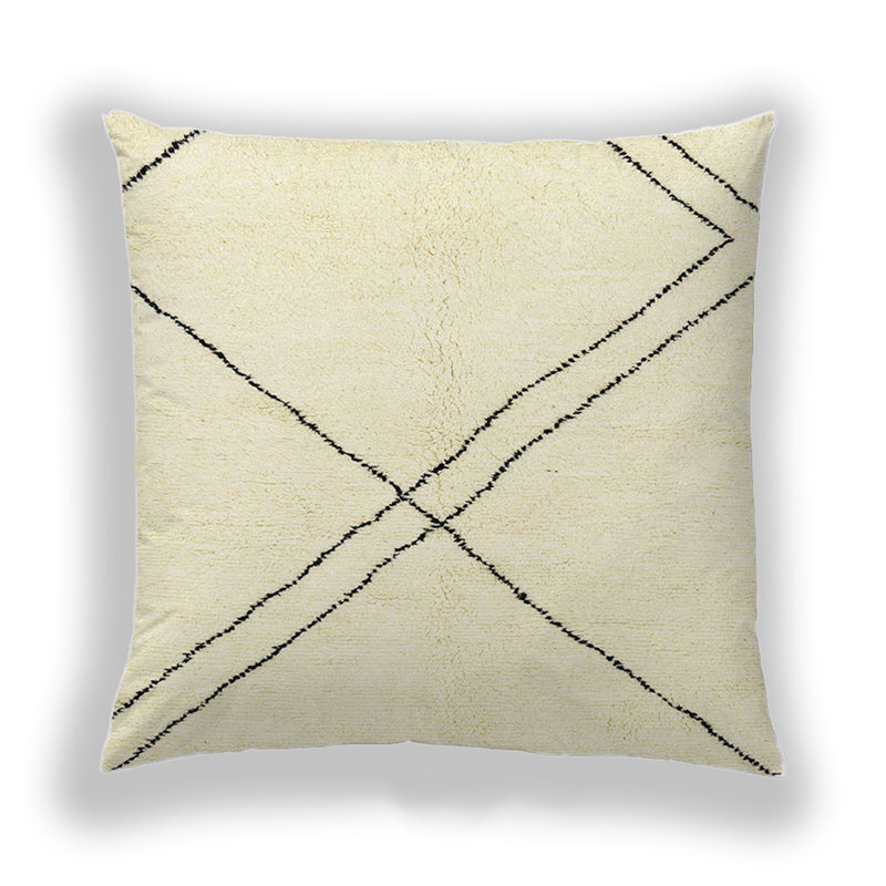 Coussin Abstract 2939, Microsuède