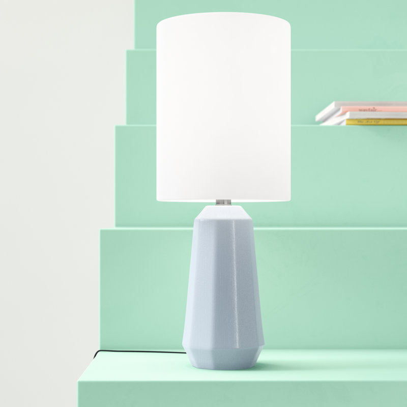 Lampe de table 18 po Amilya, Argent
