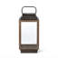 Small Rustic Outdoor Fir Wood And Galvanized Metal Cabin Lantern-1934781335