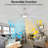 72" Windmill Large Ceiling Fan With 3cct Led Lights And Remote Control-79297864