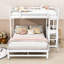 Jacole Twin over Full 3 Drawer L-Shaped Bunk Beds with Built-in Desk by Harriet Bee